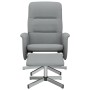 Sillón reclinable con reposapiés tela gris claro by , Armchairs - Ref: Foro24-356570, Price: 160,91 €, Discount: %
