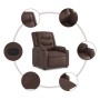 Sillón reclinable de cuero sintético marrón von , Sessel - Ref: Foro24-374121, Preis: 274,22 €, Rabatt: %