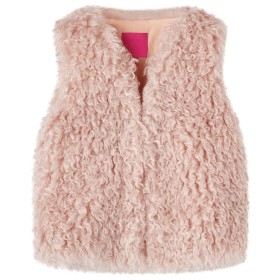 Chaleco infantil de pelo sintético rosa claro 140 de , Ropa de abrigo para niños - Ref: Foro24-14398, Precio: 18,79 €, Descue...