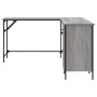 Escritorio madera de ingeniería gris Sonoma 141x141x75 cm von , Schreibtische - Ref: Foro24-837600, Preis: 97,74 €, Rabatt: %