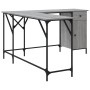 Escritorio madera de ingeniería gris Sonoma 141x141x75 cm von , Schreibtische - Ref: Foro24-837600, Preis: 97,74 €, Rabatt: %