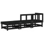 Juego de muebles de jardín 3 pzas madera maciza de pino negro by , Modular outdoor sofas - Ref: Foro24-825412, Price: 199,43 ...