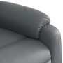 Sillón reclinable eléctrico de cuero sintético gris by , Armchairs - Ref: Foro24-3205253, Price: 257,49 €, Discount: %