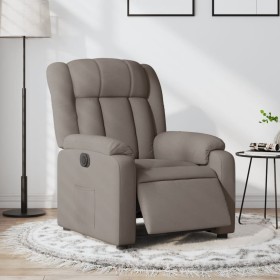 Sillón reclinable eléctrico tela gris taupé de , Sillones - Ref: Foro24-3205300, Precio: 274,37 €, Descuento: %