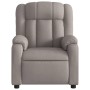 Sillón reclinable eléctrico tela gris taupé by , Armchairs - Ref: Foro24-3205300, Price: 274,37 €, Discount: %