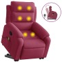 Sillón reclinable de masaje elevable terciopelo rojo tinto von , Sessel - Ref: Foro24-3205108, Preis: 346,02 €, Rabatt: %