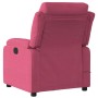 Sillón reclinable de masaje eléctrico terciopelo rojo tinto de , Sillones - Ref: Foro24-3205086, Precio: 296,11 €, Descuento: %