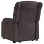 Sillón reclinable elevable tela marrón oscuro by , Armchairs - Ref: Foro24-3205321, Price: 292,94 €, Discount: %