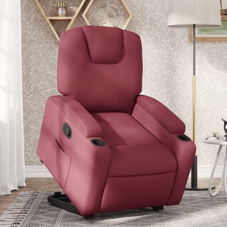 Sillón reclinable elevable tela rojo tinto von , Sessel - Ref: Foro24-3204371, Preis: 284,50 €, Rabatt: %