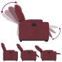 Sillón reclinable elevable tela rojo tinto von , Sessel - Ref: Foro24-3204371, Preis: 284,50 €, Rabatt: %