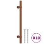 Tiradores para armarios 10 uds acero inoxidable bronce 160 mm von , Schrankknöpfe und Griffe - Ref: Foro24-155431, Preis: 38,...