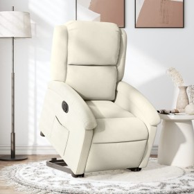 Sillón eléctrico reclinable elevable de terciopelo crema von , Sessel - Ref: Foro24-3204331, Preis: 332,96 €, Rabatt: %