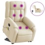 Sillón de masaje eléctrico reclinable elevable tela crema von , Sessel - Ref: Foro24-3205361, Preis: 378,23 €, Rabatt: %