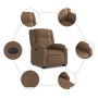Sillón eléctrico reclinable elevable de tela marrón by , Armchairs - Ref: Foro24-3205230, Price: 348,49 €, Discount: %