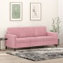 Sofá de 3 plazas terciopelo rosa 180 cm by , Sofas - Ref: Foro24-359455, Price: 317,73 €, Discount: %