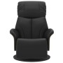 Sillón reclinable con reposapiés cuero sintético negro von , Sessel - Ref: Foro24-356629, Preis: 254,80 €, Rabatt: %