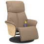 Sillón reclinable masaje reposapiés cuero sintético capuchino von , Sessel - Ref: Foro24-356636, Preis: 235,49 €, Rabatt: %