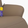 Sillón reclinable masaje reposapiés cuero sintético capuchino von , Sessel - Ref: Foro24-356636, Preis: 235,49 €, Rabatt: %