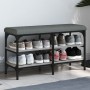 Banco zapatero madera de ingeniería gris Sonoma 82x32x47 cm von , Bänke für Hallen und Lager - Ref: Foro24-835160, Preis: 60,...