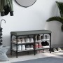 Banco zapatero madera de ingeniería gris Sonoma 82x32x47 cm von , Bänke für Hallen und Lager - Ref: Foro24-835160, Preis: 60,...