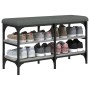 Banco zapatero madera de ingeniería gris Sonoma 82x32x47 cm von , Bänke für Hallen und Lager - Ref: Foro24-835160, Preis: 60,...