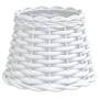 Pantalla para lámpara mimbre blanco Ø20x15 cm von , Lampenschirme - Ref: Foro24-364381, Preis: 16,40 €, Rabatt: %