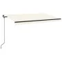 Manual retractable cream awning 400x350 cm by vidaXL, Awnings - Ref: Foro24-3069177, Price: 349,25 €, Discount: %