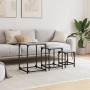 Mesas de centro apilables 3 pzas madera ingeniería gris Sonoma by , Coffee table - Ref: Foro24-838926, Price: 53,65 €, Discou...
