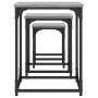 Mesas de centro apilables 3 pzas madera ingeniería gris Sonoma by , Coffee table - Ref: Foro24-838926, Price: 53,65 €, Discou...