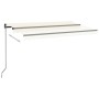 Toldo retráctil manual crema 400x350 cm de vidaXL, Toldos - Ref: Foro24-3069177, Precio: 357,80 €, Descuento: %