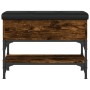 Banco zapatero madera de ingeniería roble ahumado 62x32x45 cm von , Bänke für Hallen und Lager - Ref: Foro24-835169, Preis: 5...
