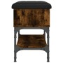Banco zapatero madera de ingeniería roble ahumado 62x32x45 cm von , Bänke für Hallen und Lager - Ref: Foro24-835169, Preis: 5...