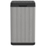 Cubo de basura de exterior PP gris 38x38x65 cm von , Mülltonnen und Mülltonnen - Ref: Foro24-364225, Preis: 104,93 €, Rabatt: %