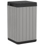 Cubo de basura de exterior PP gris 38x38x65 cm von , Mülltonnen und Mülltonnen - Ref: Foro24-364225, Preis: 104,93 €, Rabatt: %