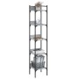 Librería de 5 estantes madera gris Sonoma 35x30x174 cm de , Librerías y estanterías - Ref: Foro24-838856, Precio: 52,09 €