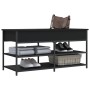 Banco zapatero madera de ingeniería negro 100x42,5x50 cm von , Bänke für Hallen und Lager - Ref: Foro24-839033, Preis: 90,67 ...