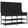 Banco zapatero madera de ingeniería negro 100x42,5x50 cm von , Bänke für Hallen und Lager - Ref: Foro24-839033, Preis: 90,67 ...