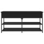 Banco zapatero madera de ingeniería negro 100x42,5x50 cm von , Bänke für Hallen und Lager - Ref: Foro24-839033, Preis: 90,67 ...