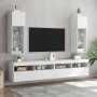Mueble para TV con luces LED blanco 30,5x30x90 cm von , TV-Möbel - Ref: Foro24-837001, Preis: 57,39 €, Rabatt: %