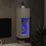 Mueble para TV con luces LED blanco 30,5x30x90 cm von , TV-Möbel - Ref: Foro24-837001, Preis: 57,39 €, Rabatt: %