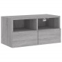 Mueble de pared TV madera de ingeniería Sonoma gris 60x30x30 cm von , TV-Möbel - Ref: Foro24-836864, Preis: 43,81 €, Rabatt: %