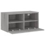 Mueble de pared TV madera de ingeniería Sonoma gris 60x30x30 cm von , TV-Möbel - Ref: Foro24-836864, Preis: 43,81 €, Rabatt: %