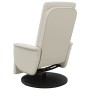 Sillón reclinable masaje con reposapiés cuero sintético crema von , Sessel - Ref: Foro24-356513, Preis: 232,77 €, Rabatt: %