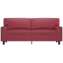 Sofá de 2 plazas de cuero sintético rojo vino 140 cm von , Sofas - Ref: Foro24-359420, Preis: 280,30 €, Rabatt: %