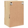 Muebles TV de pared luces LED 2 uds roble Sonoma 40x30x60,5 cm von , TV-Möbel - Ref: Foro24-837083, Preis: 93,50 €, Rabatt: %