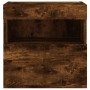 Muebles TV de pared luces LED 2 uds roble ahumado 40x30x40 cm von , TV-Möbel - Ref: Foro24-837178, Preis: 63,13 €, Rabatt: %