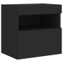 Mueble de TV de pared con luces LED negro 40x30x40 cm von , TV-Möbel - Ref: Foro24-837171, Preis: 38,28 €, Rabatt: %
