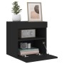 Mueble de TV de pared con luces LED negro 40x30x40 cm von , TV-Möbel - Ref: Foro24-837171, Preis: 38,28 €, Rabatt: %