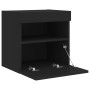Mueble de TV de pared con luces LED negro 40x30x40 cm von , TV-Möbel - Ref: Foro24-837171, Preis: 38,28 €, Rabatt: %