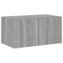 Mueble de TV de pared con luces LED gris Sonoma 60x35x31 cm von , TV-Möbel - Ref: Foro24-837277, Preis: 46,77 €, Rabatt: %